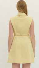Load image into Gallery viewer, Yellow Button Collard Dress
