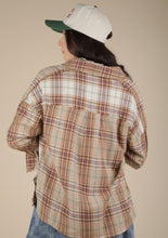 Load image into Gallery viewer, Taupe Plaid Button Down
