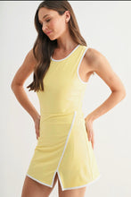 Load image into Gallery viewer, Yellow Sculpted Dress
