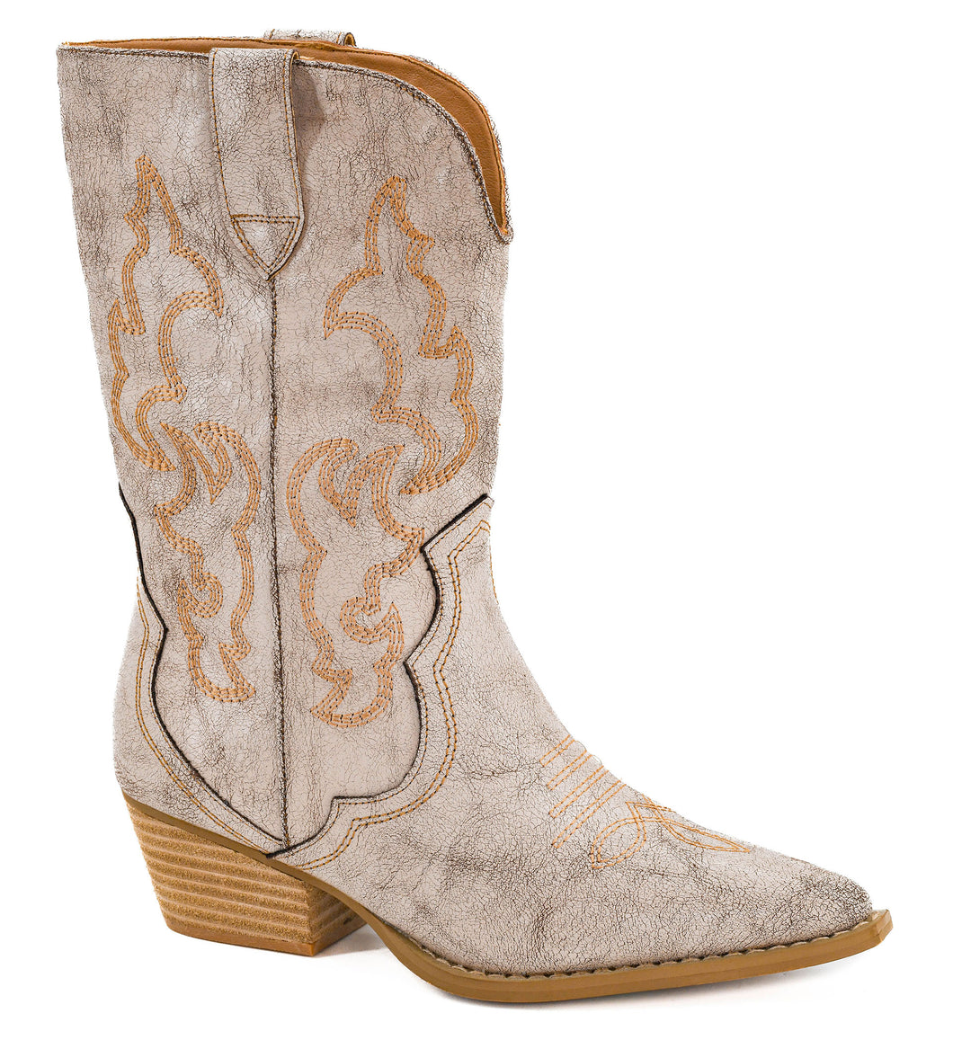 Putty Crackle Boots