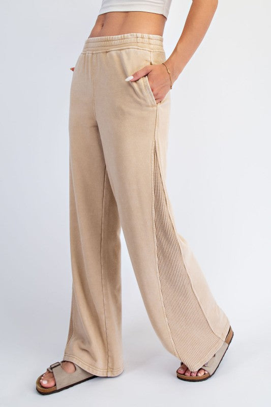 Camel Mineral Wash Pants