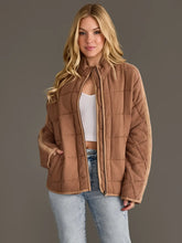 Load image into Gallery viewer, Tan Quilted Jacket

