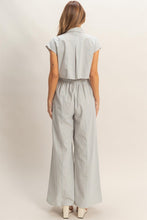 Load image into Gallery viewer, Blue Stripe Jumpsuit
