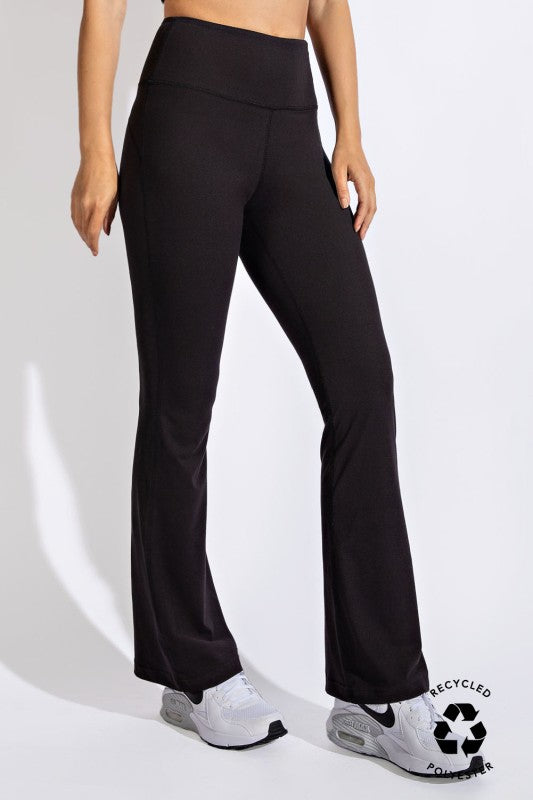 Black Flared Yoga Pants