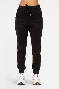 Black Elevated Fleece Joggers