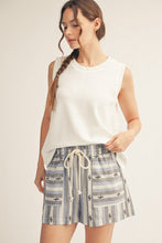 Load image into Gallery viewer, White Smocked Edge Tank
