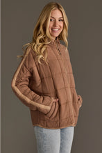 Load image into Gallery viewer, Tan Quilted Jacket
