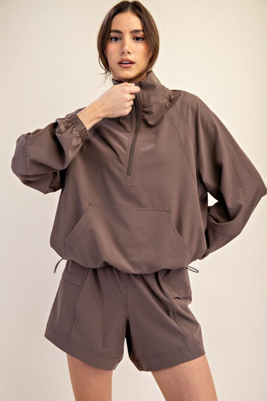 Brown Actice Jacket